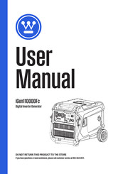 Westinghouse iGen11000DFc Manual Del Usuario