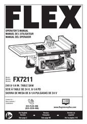 Flex FX7211 Manual Del Operador