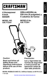 Craftsman 536.772301 Manual Del Usuario