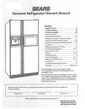 Kenmore 27 Serie Manual Del Propietário