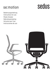 Sedus se:motion Instrucciones De Uso