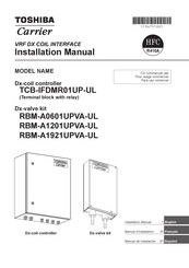 Toshiba Carrier RBM-A1201UPVA-UL Manual De Instalación