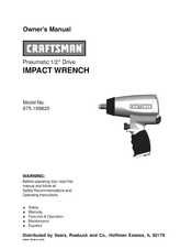 Craftsman 875.199820 Manual Del Propietário