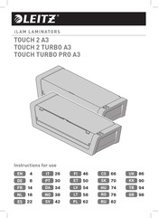 LEITZ iLAM TOUCH 2 TURBO A3 Instrucciones De Uso