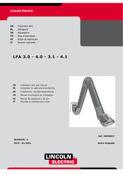 Lincoln Electric LFA 3.0 Manual De Instalación Y De Uso