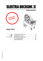 Metabo Elektra Beckum Mega 700 D Manual De Uso