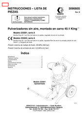 Graco King 233001 Instrucciones - Lista De Piezas