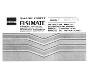 Sharp COMPET ELSI MATE EL-8130A Manual De Instrucciones