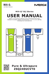 MERCK Milli-Q Ultrapure ZSQ240UCVT0 Manual De Usuario