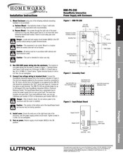 Lutron Homeworks Interactive HWI-PS-230 Instrucciones De Instalación