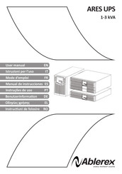 Ablerex Ares 230V-1K Manual De Instrucciones
