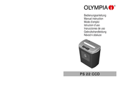 Olympia PS 22 CCD Manual De Instrucciones