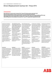 ABB SACE Tmax XT4 Instrucciones