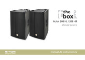 thomann the box pro Achat 208 HL Manual De Instrucciones