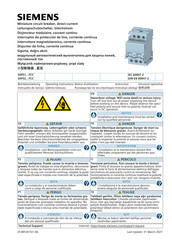 Siemens 5SP51 7CC Serie Instructivo