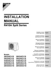 Daikin 2MXS40FV1B Manual De Instalación