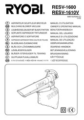 Ryobi RESV-1610V Manual Del Usuario