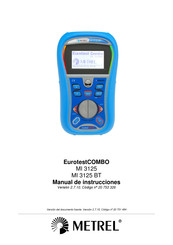 METREL EurotestCOMBO MI 3125 Manual De Instrucciones