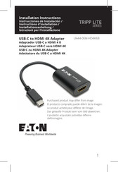 Eaton TRIPP LITE U444-06N-HD4K6B Instrucciones De Instalación