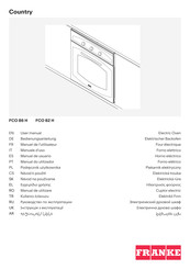 Franke Country FCO 86 H Manual De Usuario