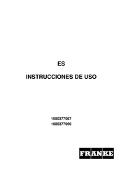 Franke 1080377090 Instrucciones De Uso