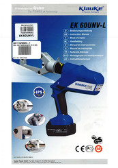 Textron Company KlauKe EK 60UNV-L Manual De Instrucciones