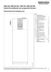 Stiebel Eltron LWA 303 Instrucciones De Montaje Y Uso