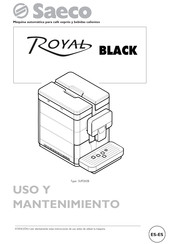 Saeco ROYAL BLACK SUP060B Uso Y Mantenimiento