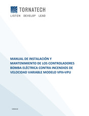 Tornatech VPX Manual De Instalación Y Mantenimiento