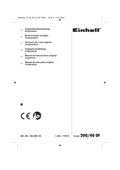 EINHELL TH-AC 200/40 OF Manual De Instrucciones Original