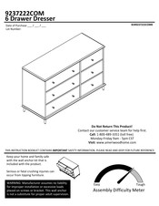 Ameriwood HOME 9237222COM Manual Del Usuario