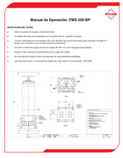 FMS FMS-350-BP Manual De Operación