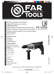 Far Tools Premium PX1200B Traduccion Del Manual De Instrucciones Originale