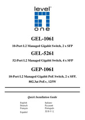 Level One GEP-1061 Guía De Instalación Rápida