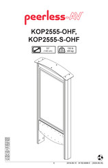 peerless-AV KOP2555-OHF Manual De Instrucciones