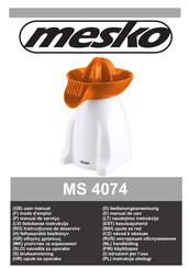 Mesko MS 4074 Manual De Uso