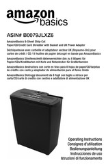 Amazon Basics B0079JLXZ6 Instrucciones De Uso