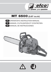 Efco MT 6500 Manual De Instrucciones