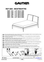 Gautier 108 Instrucciones De Montaje