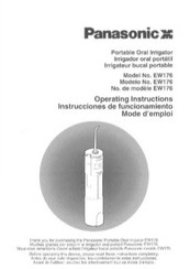 Panasonic EW176 Instrucciones De Funcionamiento