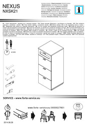 Forte NEXUS NXSK21 Instrucciones De Montaje