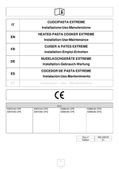 Modular EM70/80 CPE Instalación, Uso, Mantenimiento