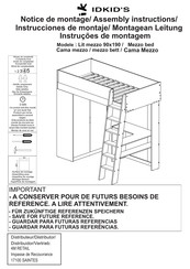 MadeiraMadeira Idkid's Mezzo Instrucciones De Montaje