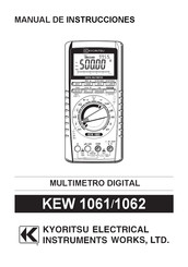 Kyoritsu Electrical Instruments Works KEW 1062 Manual De Instrucciones