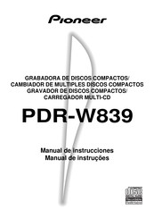 Pioneer PDR-W839 Manual De Instrucciones