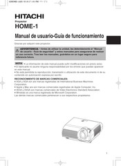 Hitachi HOME-1 Manual De Usuario