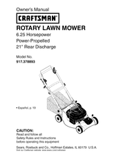 Craftsman 917.378893 Manual De Instrucciones