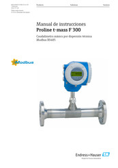 Endress+Hauser Proline t-mass F 300 Manual De Instrucciones