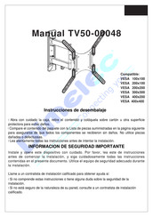 Dimelec TV50-00048 Manual