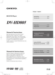 Onkyo DV-HD805 Manual De Instrucciones